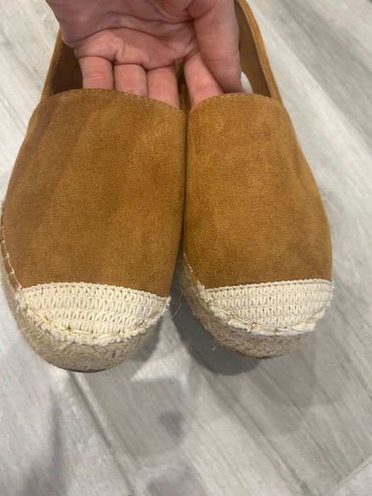 Espadryle brązowe rozmiar 39
