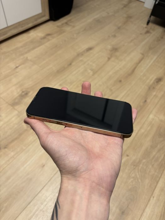 iPhone 13 Pro Max 128 GB Złoty | Kondycja baterii 89% | Szkło Hartowan