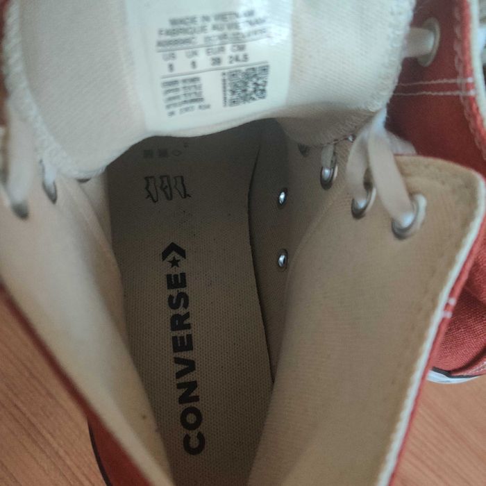 Tênis bota All Star cor Tijolo