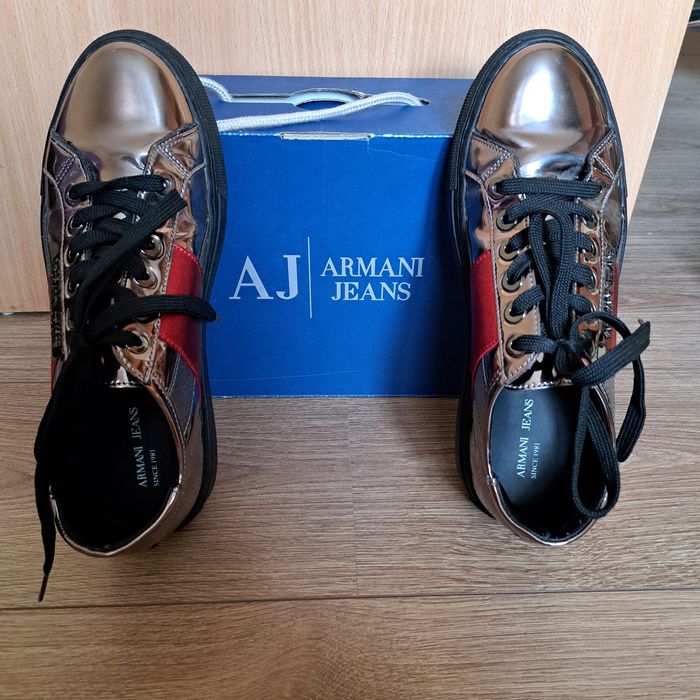 Кроссовки кеды мокасины унисекс Armani Jeans p.40