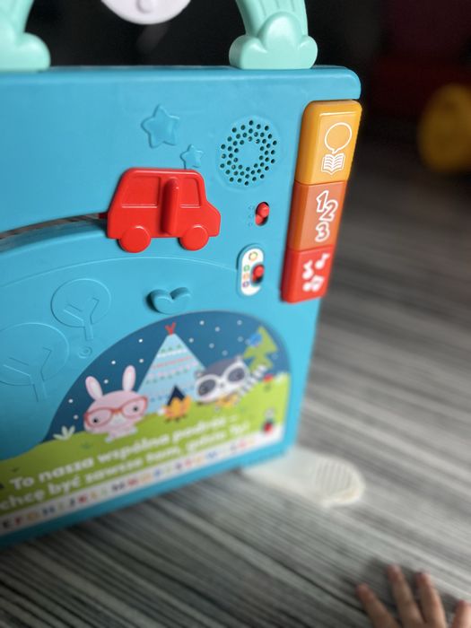 Interaktywna książka Fisher Price dla dzieci od 6m