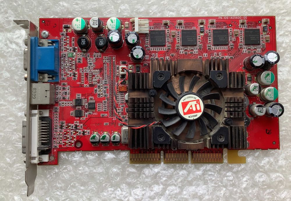 Ретро відеокарта Connect3D 6024 ATI Radeon 9500 Pro 128Мб AGP8x
