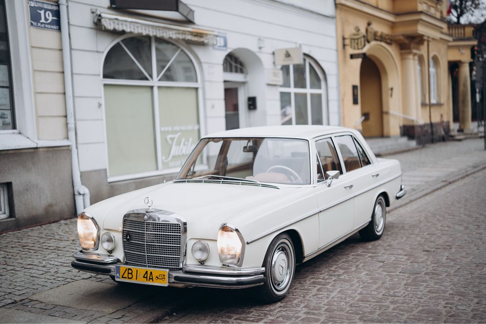 Auto do ślubu - Mercedes S-Class  Klasyka lat 70.