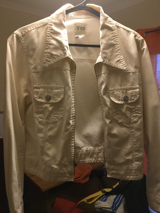 Casaco Branco Zara TRF