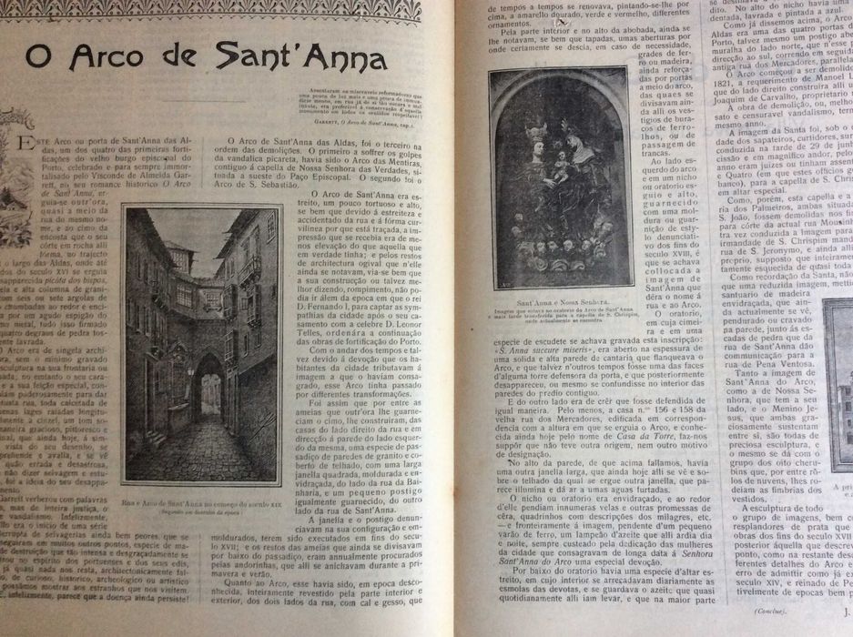 Um pouco da história do Porto e arredores, 1910. Excel. preço
