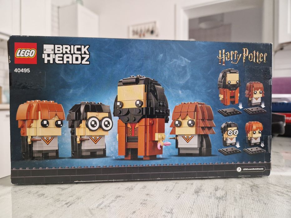 Lego 40495 Brick Headz Harry Hermiona Ron Hagrid nowe
