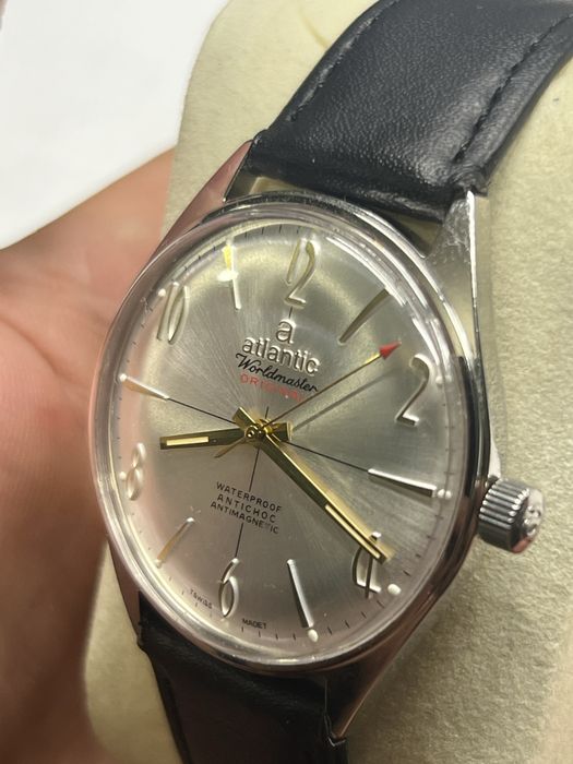 Zegarek Atlantic Worldamster 17J idealny stan