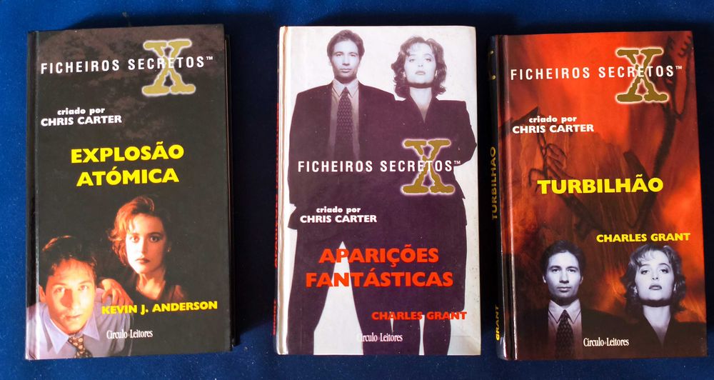 Lote 3 Livros Ficheiros Secretos - Círculo Leitores