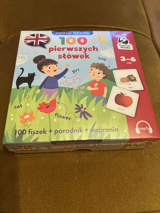 Angielski dla dzieci 3-6 lat  100 pierwszych słówek Kapitan Nauka