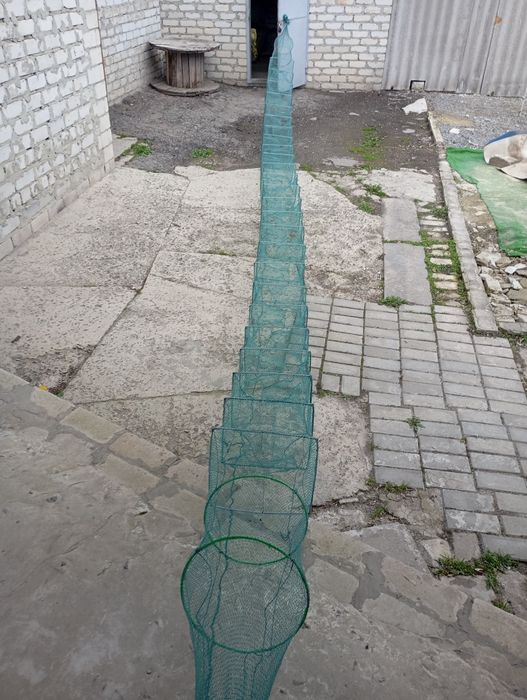 Раколовка гармошка 10 метров, Корд, рачница, кишка, баян.