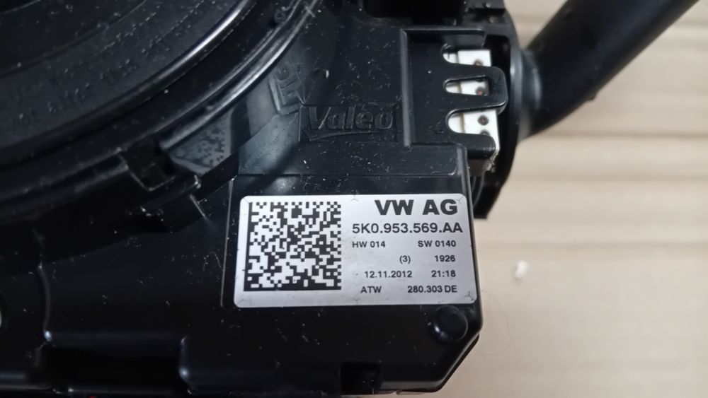 VW Passat B7 Manetki Taśma Air Bag.