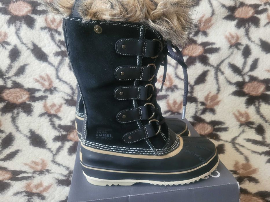 Wkstra ciepłe śniegowce Sorel Joan of Arctic r.40 wkł.25cm świetnystan