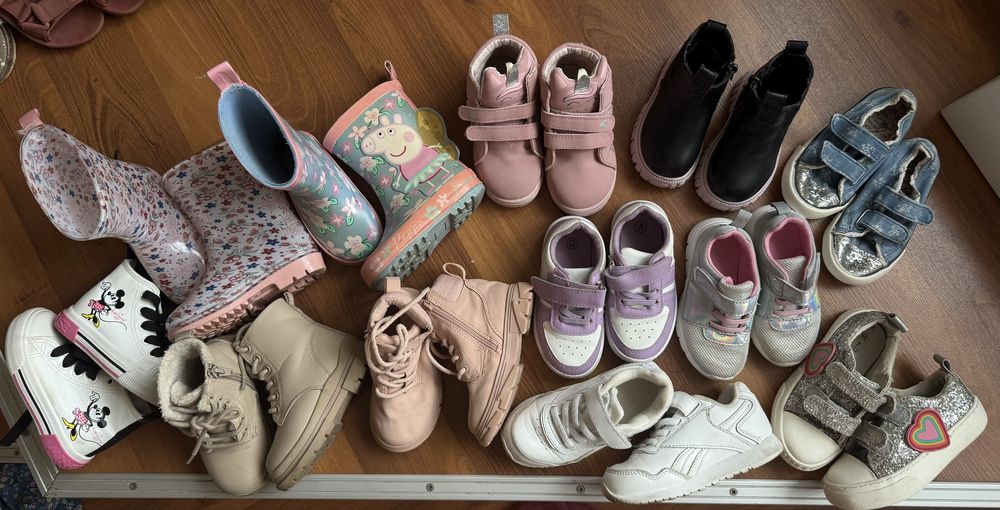 Резинові чоботи, кросівки, кеди, чоботи, reebok, zara, next