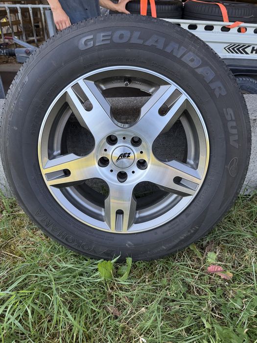 Диски AEZ R16 5x108 ET30 + шини Yokohama 215/65 R16