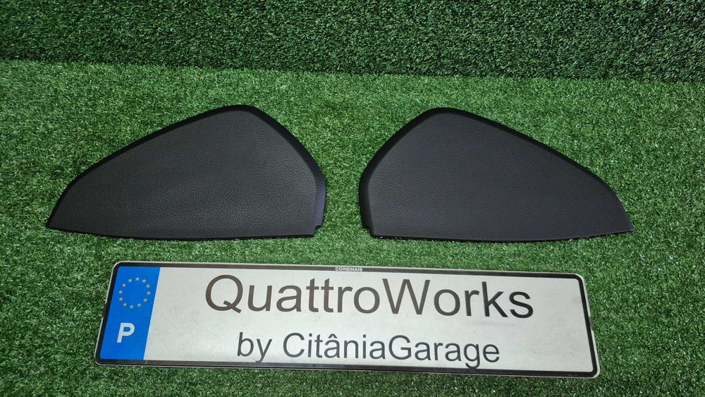 Tampas Laterais Tablier Pretas Originais Audi A4 B6 B7 8E - Excelente Estado