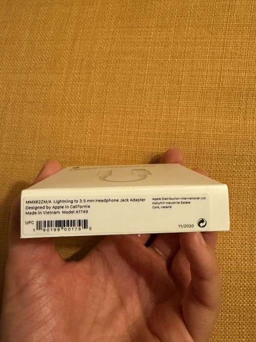 Adaptador Apple Lightning/Mini Jack