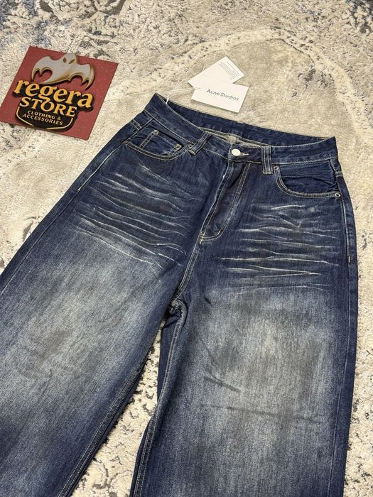 Джинсы Acne Studios loose fit jeans 2023 акне студио baggy широкие