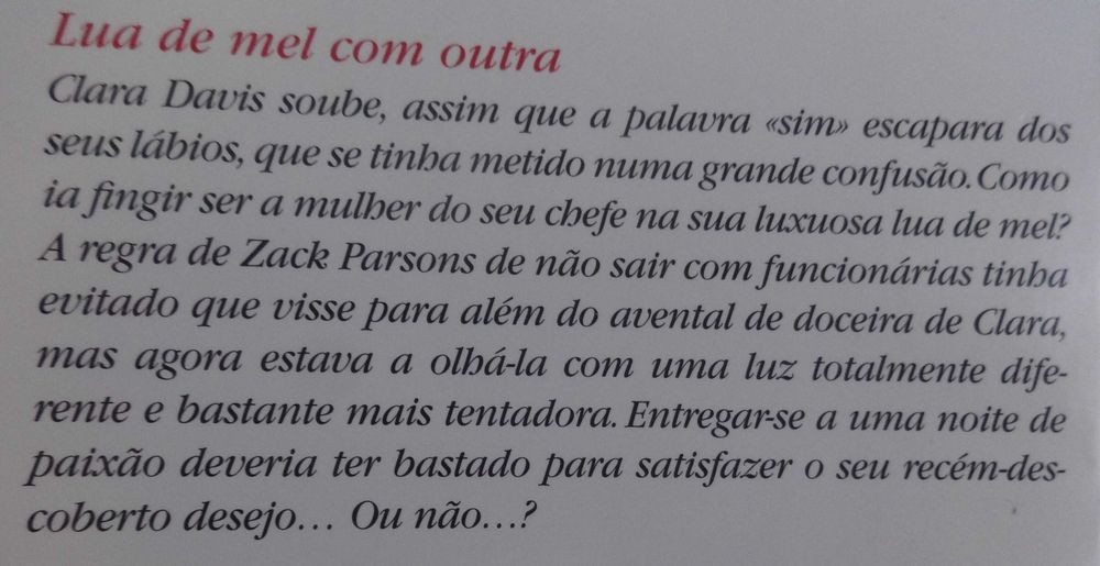 Livro “Um Anel Não é Suficiente | Lua de Mel com Outra