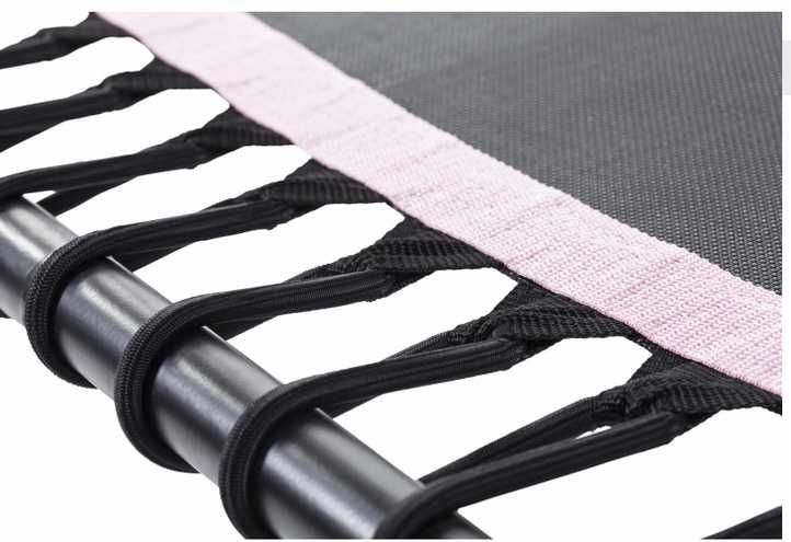 Trampolina fitness czarny/różowy