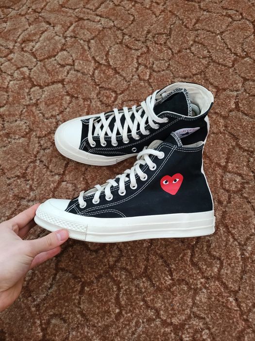Оригинальные женские кроссовки Converse x Comme des Garçons PLAY