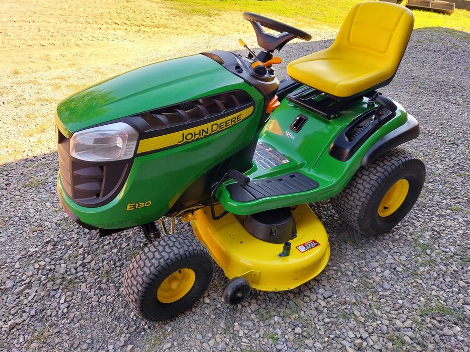 john deere E130, S, D, 22 KM traktorek kosiarka, GRATIS, husqvarna yth