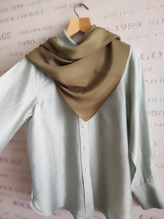 Трендовый аксессуар платок 100% шелк