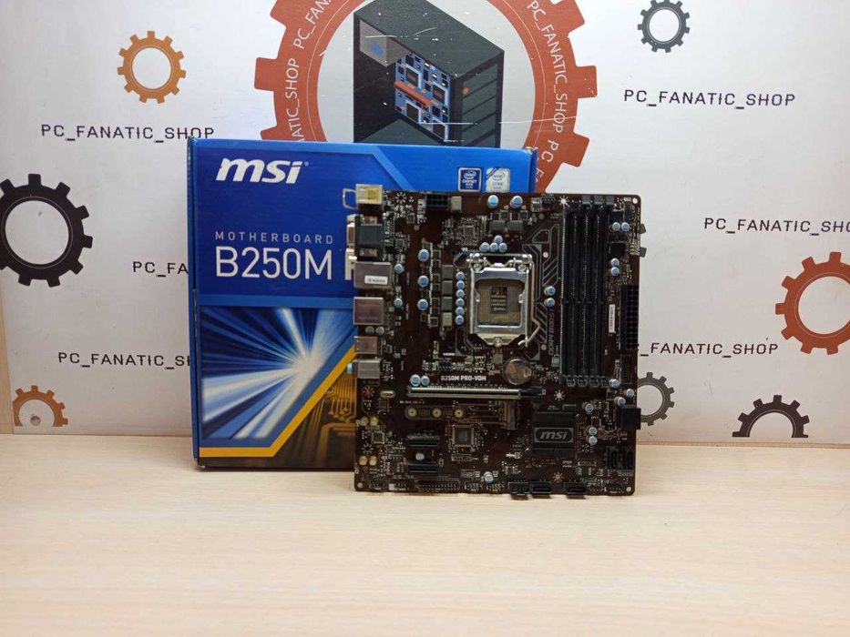Материнська плата MSI B250M PRO-VDH Гарантія 1 місяць