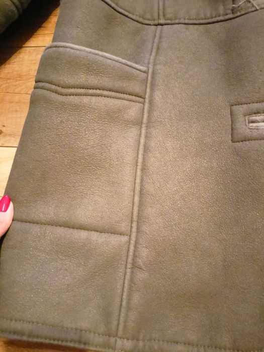 Vintage retro kożuch męski M