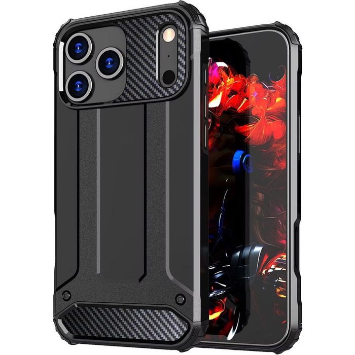 Броньований протиударний TPU+PC чохол на Apple iPhone 17 Pro Max (6.9")