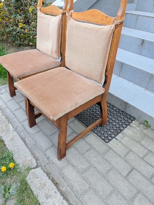 Krzesło DDR stylowe rustykalny look