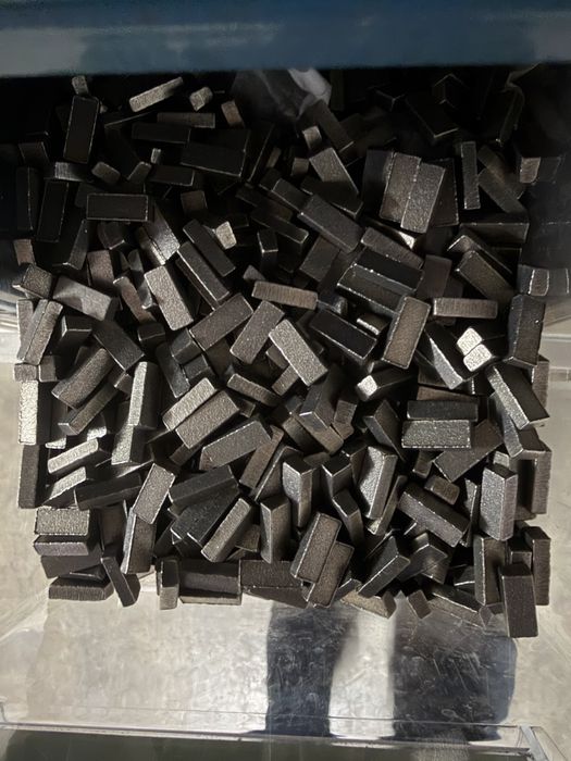 Segmentos/ pastilhas diamantados para  discos de corte