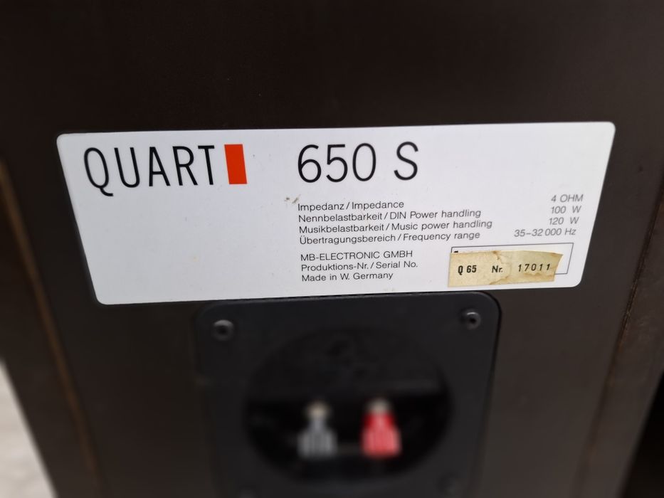Kolumny MB Quart 650S