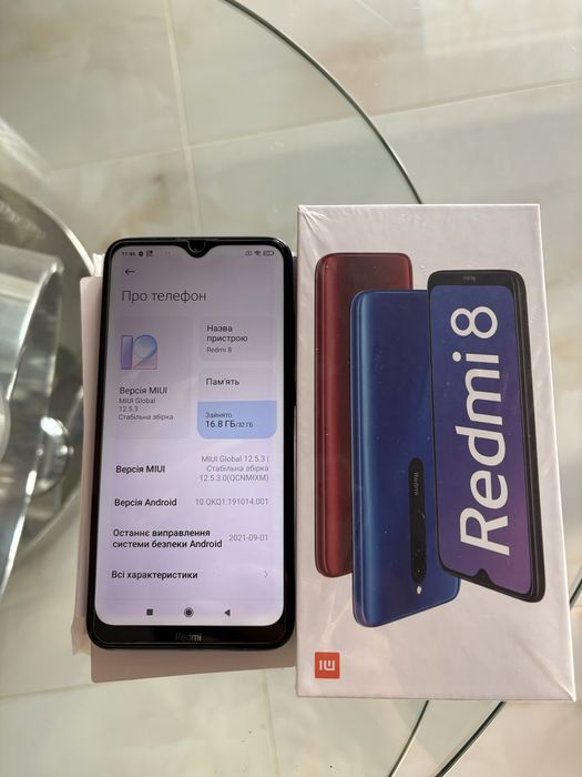 Redmi 8 Sapphire Blue 3GB Ram 32GB Rom