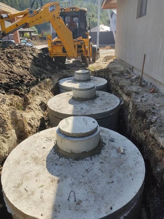 Вигрібна яма,траншеї,каналізація