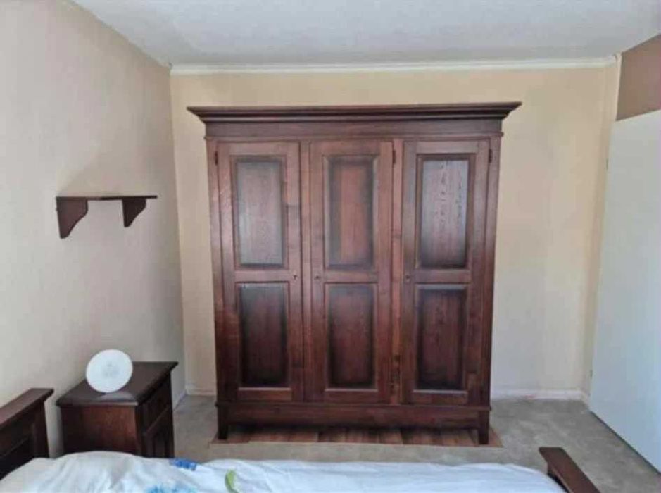 Szafa drewniana trzydrzwiowa lite drewno dębowe solidna FV DOWÓZ