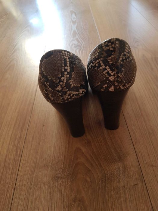 Buty Deichmann Skóra Węża Ładne