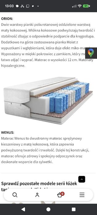 Łóżko pojedyncze tapczanik