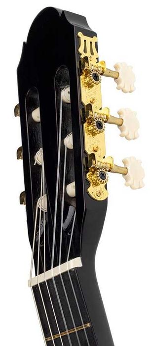 Gitara klasyczna 4/4 A. Martinez czarna | ZESTAW | idealna na początek