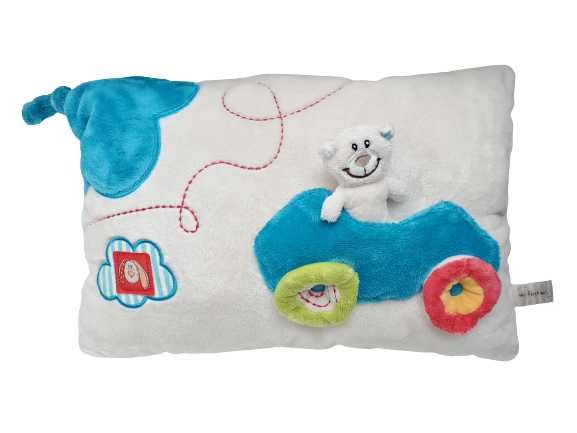 Poduszka pluszowa, maskotka, szeleszczące elementy Miś my first NICI
