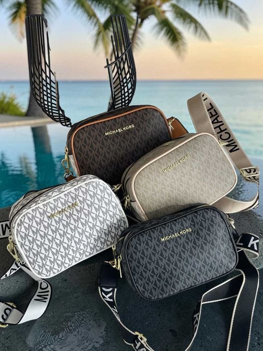 Безкоштовна доставка! Новая женская сумка Michael Kors. Жіноча сумка через плече Michael Kors. Небольшая модная сумка. Черная белая коричневая сумка
