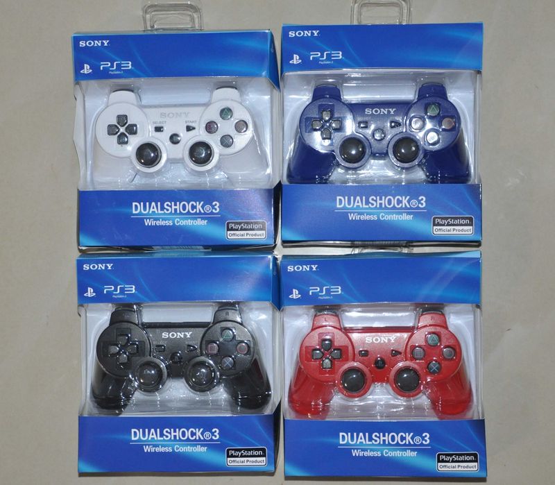 Джойстик ps3 беспроводной геймпад для пс3 ПК вибро dualshock красный