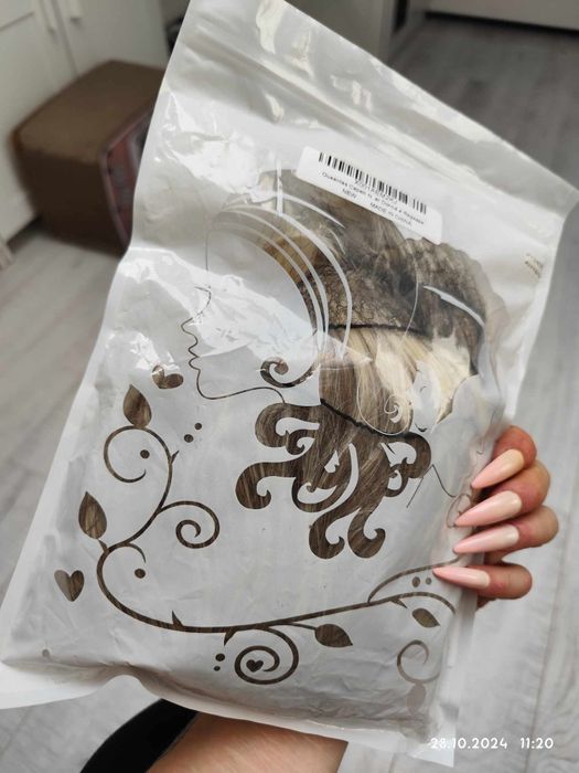 Krótka peruka ombre sombre blond short hair uniseks