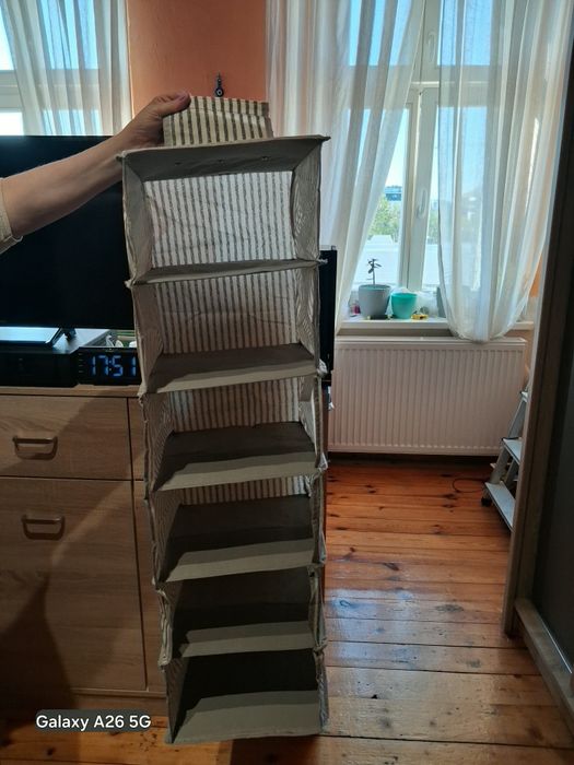 Sprzedam  komplet 2szt. półek składanych z materiału.