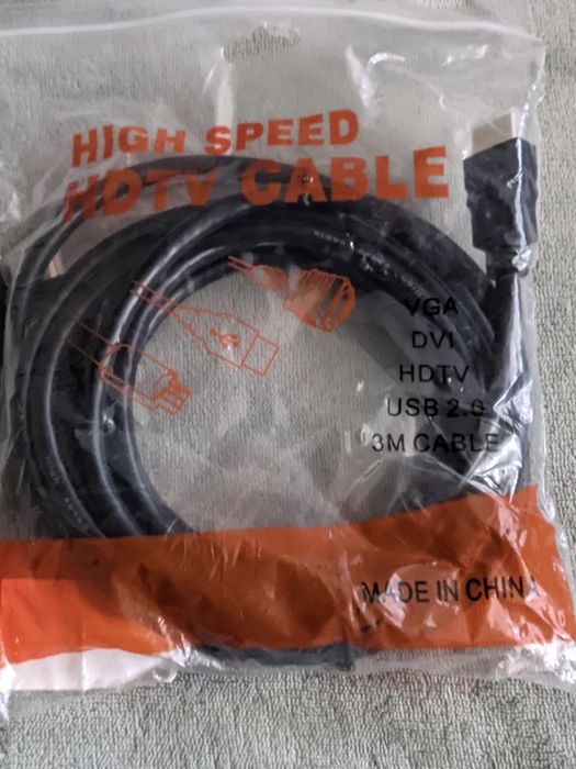 HDMI кабель для ТВ и Смарт приставок  и Т-2