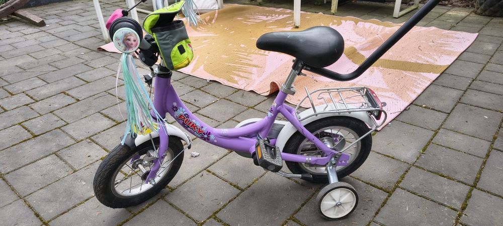 Rowerek PUKY 12 liliowy