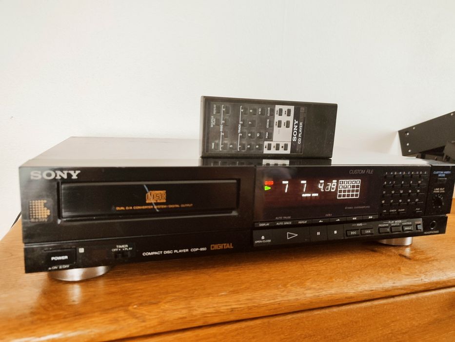 WYPRZEDAŻ! Odtwarzacz CD Sony cdp 950 + pilot, tda 1541a