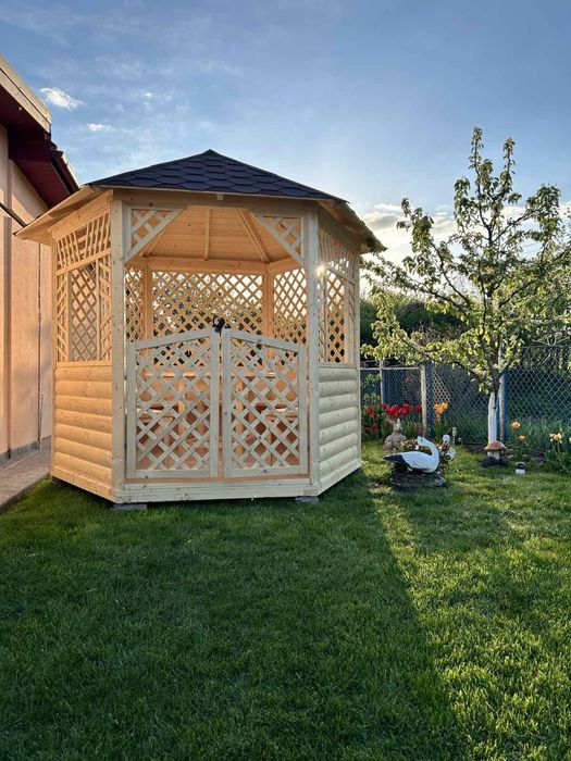 6-кутна Альтанка бесідка на 10-12гостей