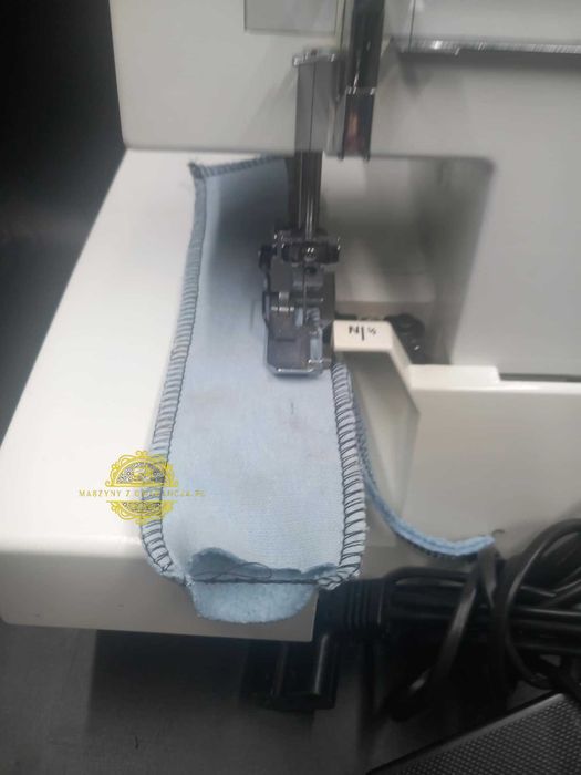 OVERLOCK Pfaff 3.4, nitkowy jeans, dresówka, bawełna
