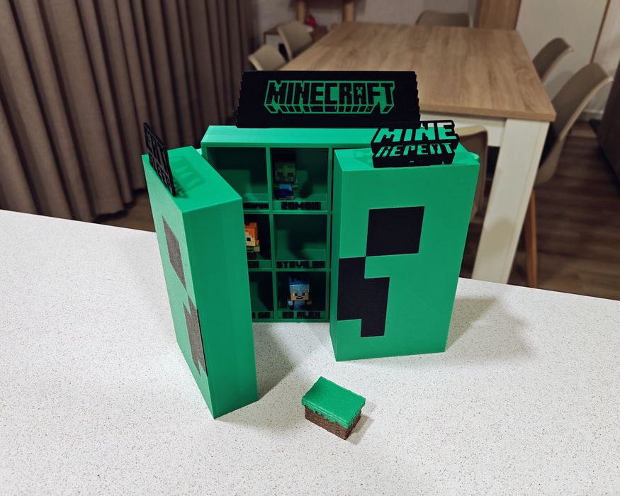 Expositor Minecraft Funko Pop Kinder Creeper