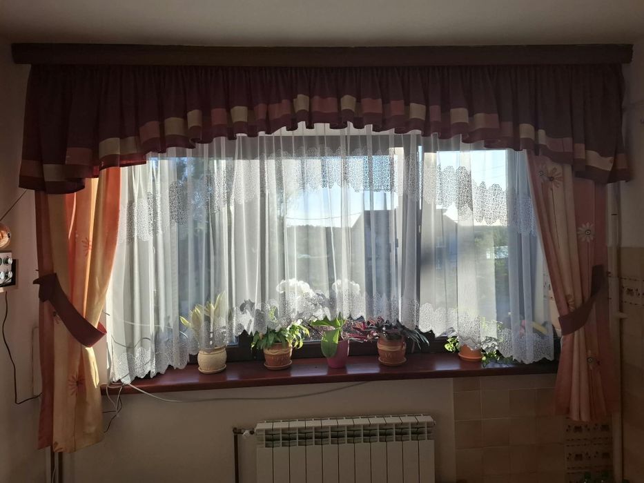 Zaslona+firanka szerokość 300cm